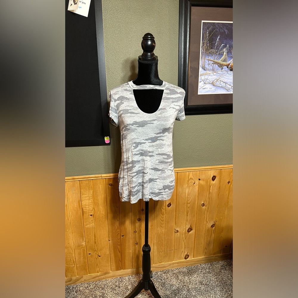 Maurices “24/7” camouflage blouse